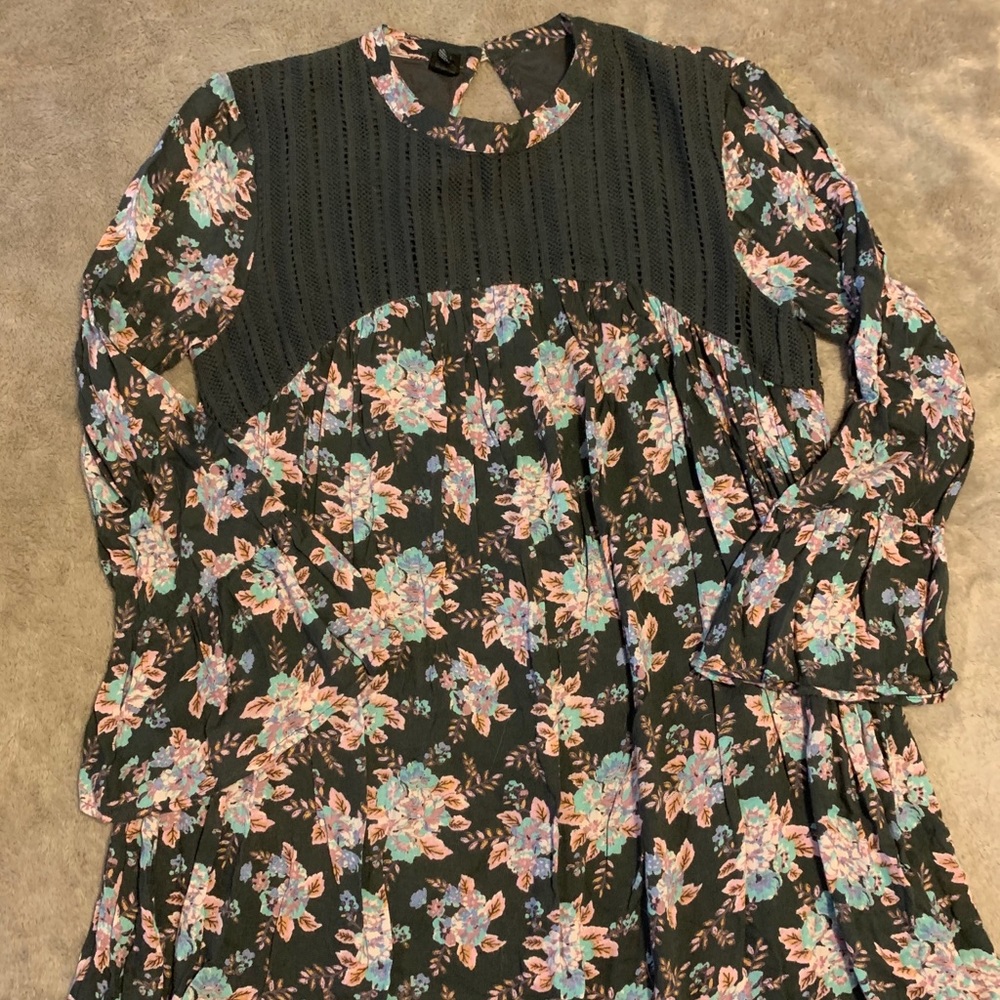 Floral volcom dress